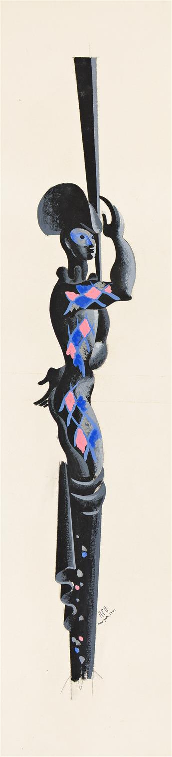 RAOUL PÈNE DU BOIS (1912 - 1985) Harlequin costume design.